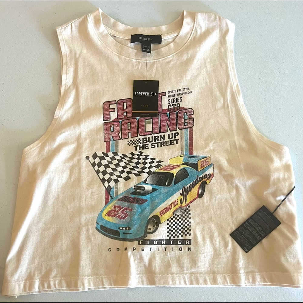 NWT Forever 21 Racerback Tank Top Size 2X